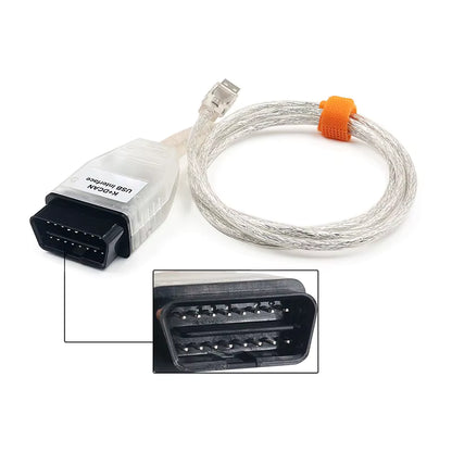 Kwaliteit Kabel voor BMW K DCAN Schakelaar K + DCAN in pa OBD2 Diagnostische Kabel USB Interface 20Pin Kabel OBD2 Diagnose scanner FT232RL